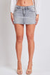 Women's Luxe Micro Mini Skirt With Raw Hem