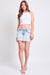 Women's Luxe Micro Mini Skirt With Raw Hem