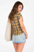 Women's Slanted Cargo Pocket Mini Skirt