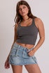 Women's Mini Cargo Skirt with Straps