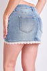 Women's Lace Trim Micro Mini Skirt