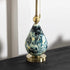 Katipunan Aqua Gold Metallic Brass Table Lamp