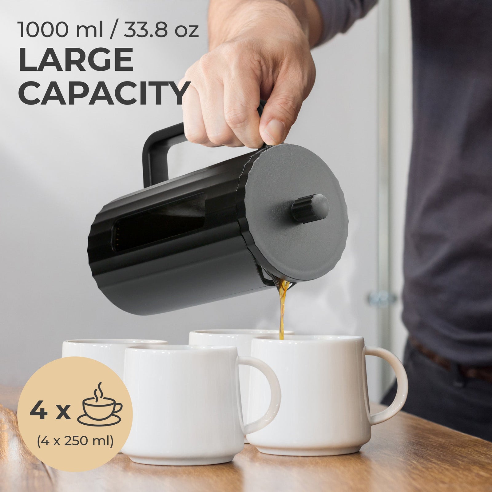 Glass French Press (800ml), KF1111