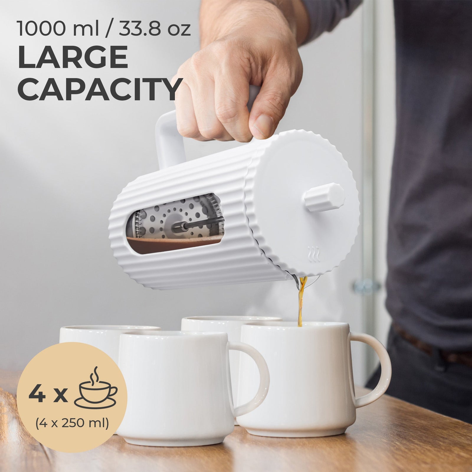 Glass French Press (800ml), KF1114