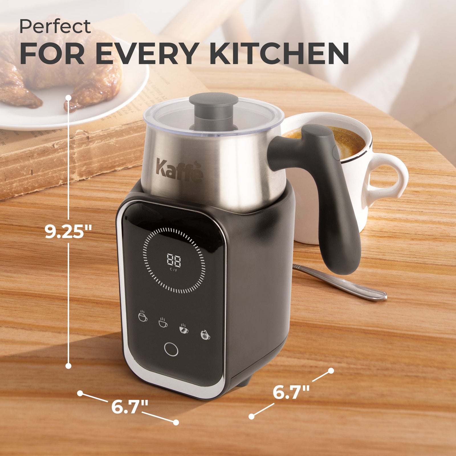 Pour-in Premium Milk Frother w/ Digital Screen, KF6075