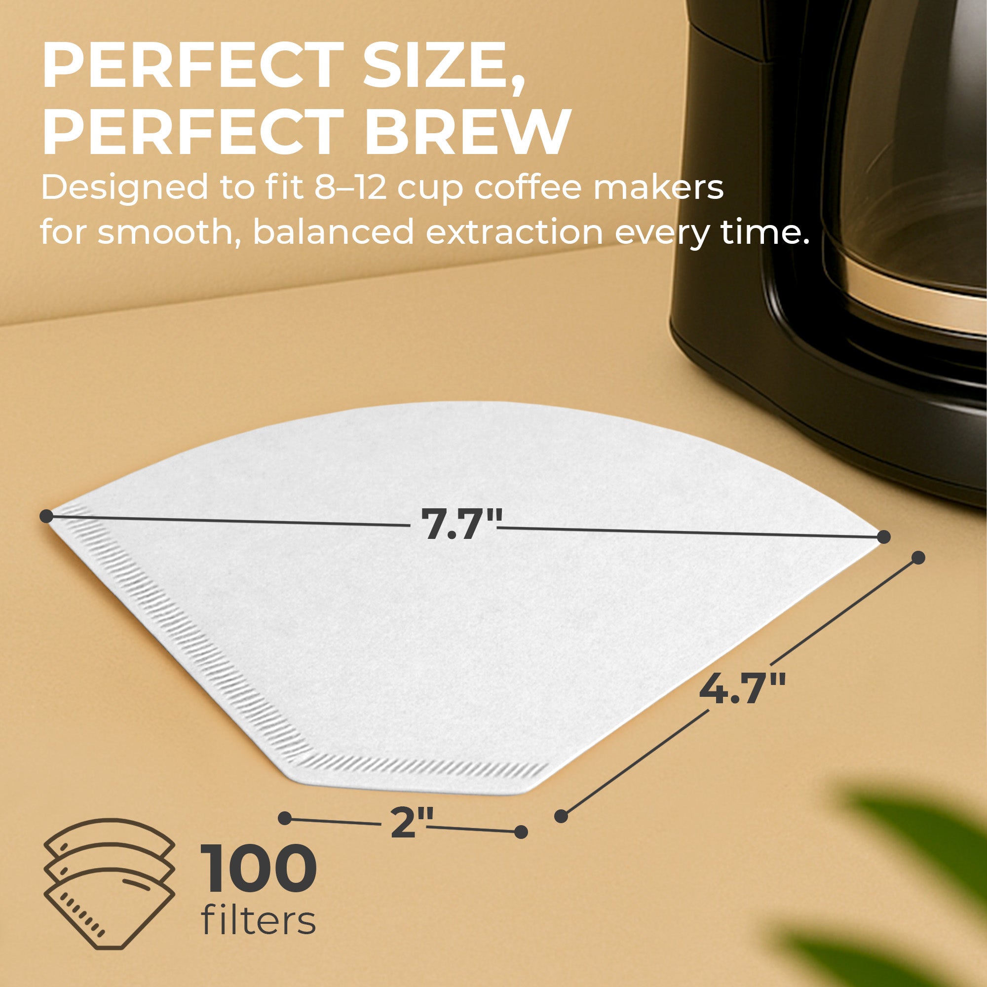 Organic Premium Coffee Filters #4, KFCF04W