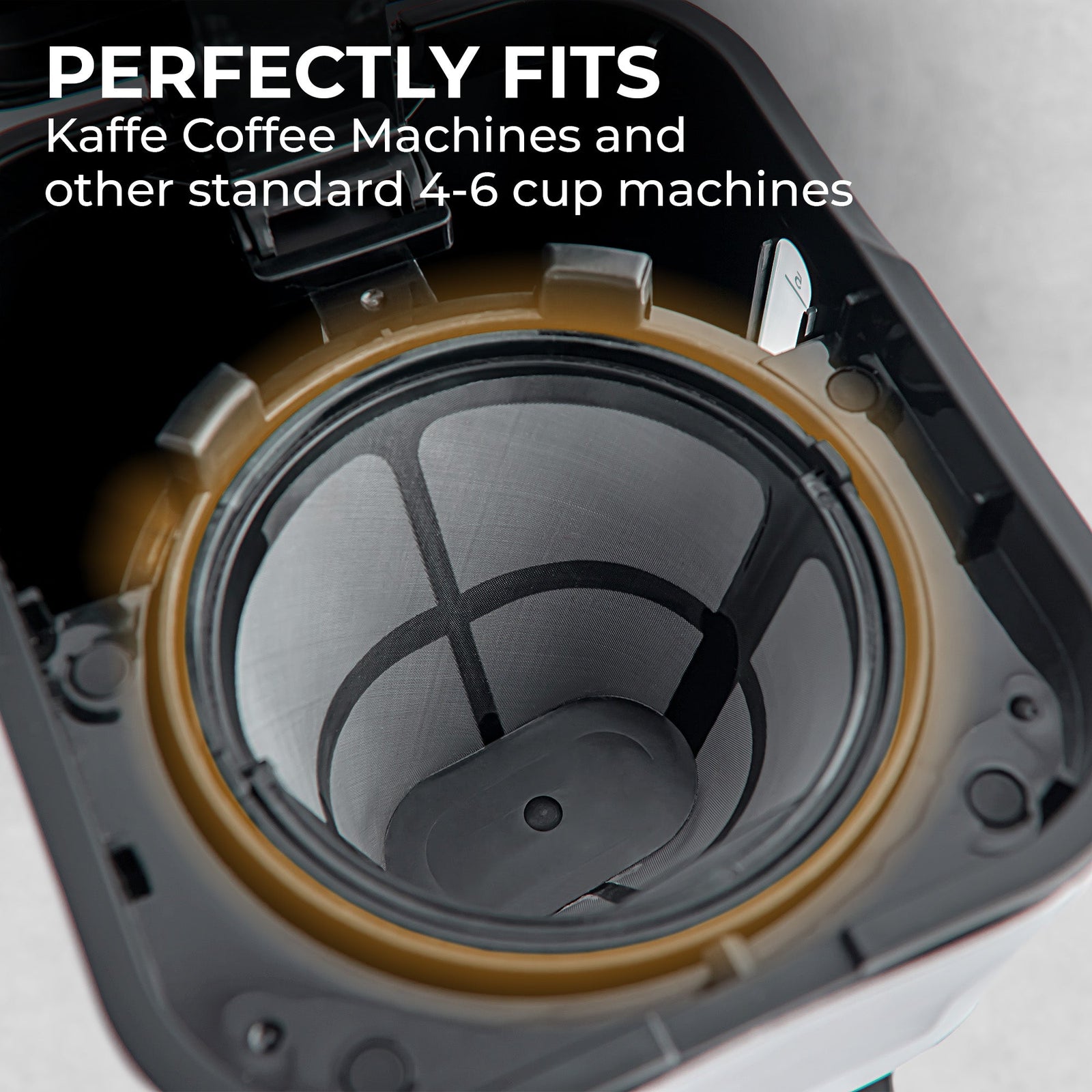 Universal Replacement Coffee Filter for 5-Cup Coffee Makers, KFPF05