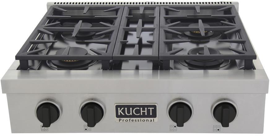 Kucht 30 Inch Gas Sealed Burner Rangetop, KFX309T-K