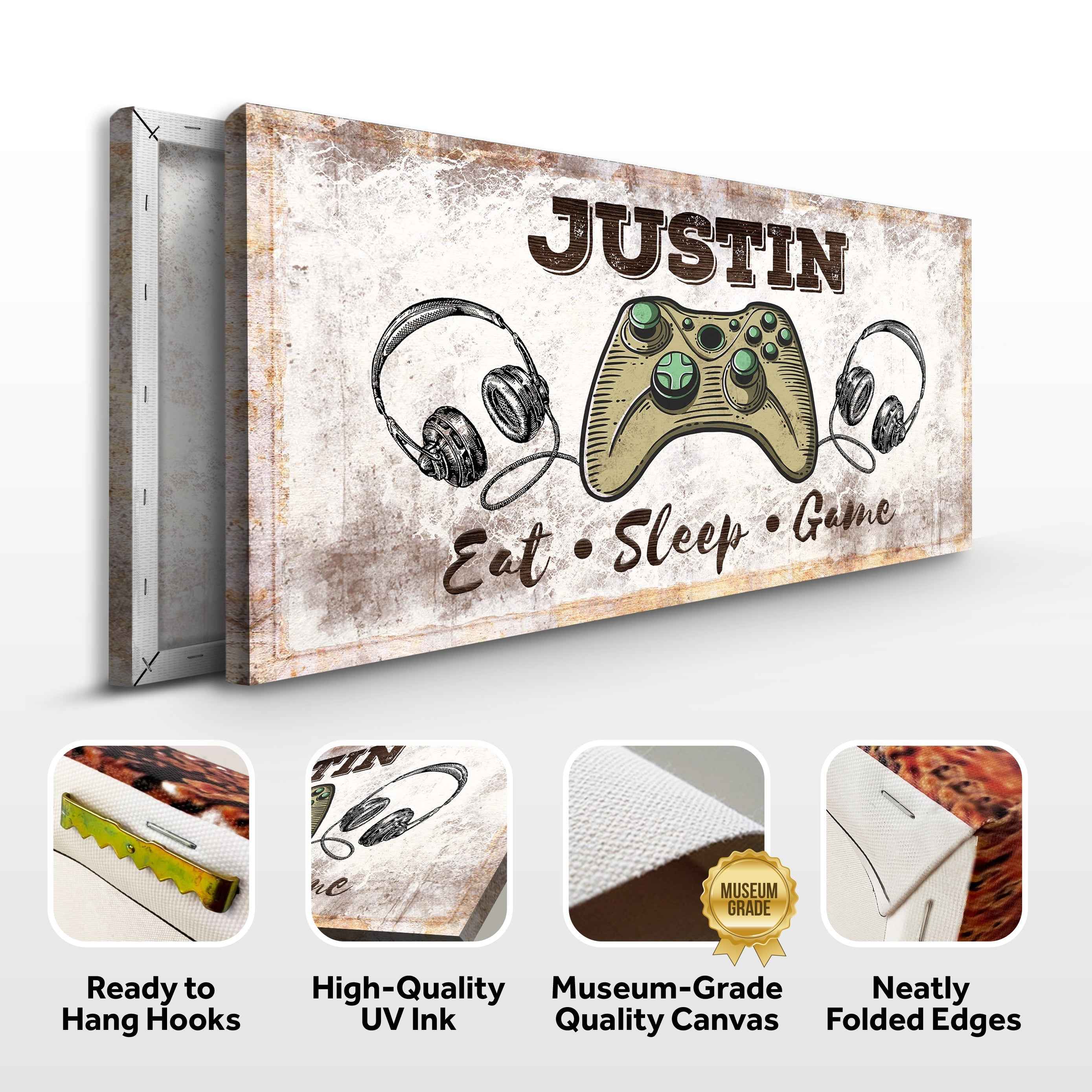 Eat Sleep Game Sign