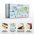Animals And Countries Map Sign
