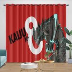Kaiju No. 8 Curtains Blackout Window Drapes Room Decoration