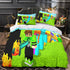 Kids Minecraft Duvet Cover Pattern Bedding Set Without Filler