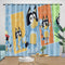Kids Room Decoration Bluey Curtains Blackout Window Drapes