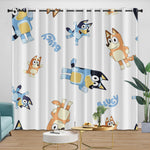 Kids Room Decoration Bluey Curtains Blackout Window Drapes