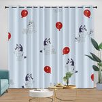 Kids Room Decoration Bluey Curtains Blackout Window Drapes