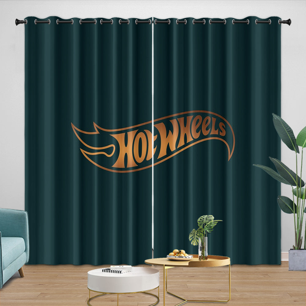 Kids Room Hot Wheels Curtains Blackout Window Drapes