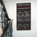 Patio Rules Sign