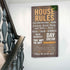 Patio Rules Sign