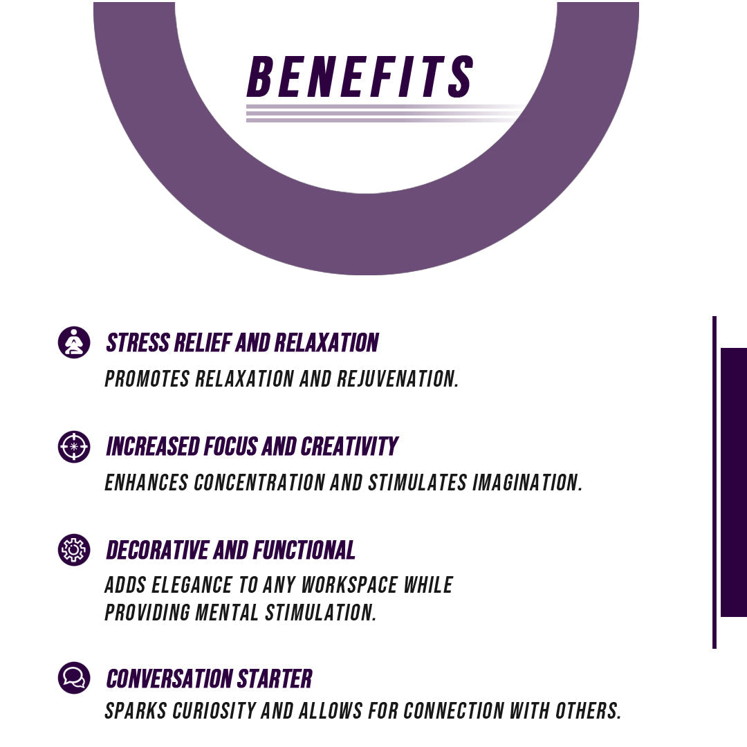 Kinetic Spinning Desk Toy Stress-Relieving Gadget