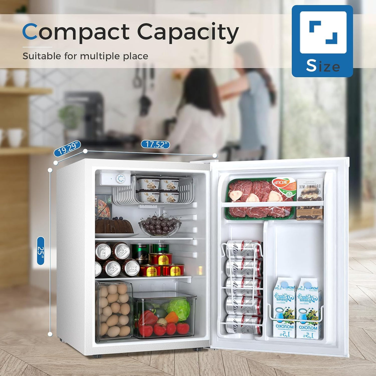 1.6\2.6\3.2 cu. ft Mini Fridge with Freezer