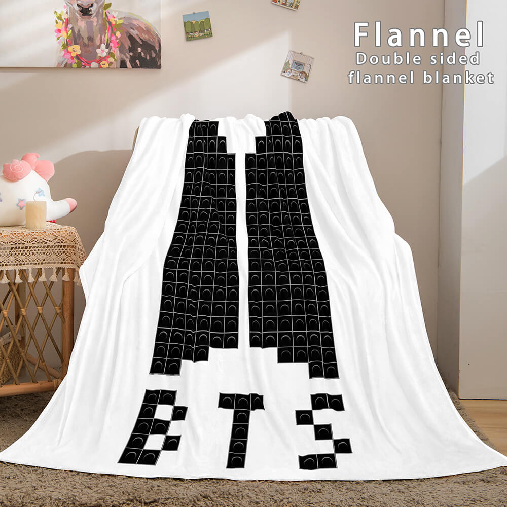 Kpop BTS Butter Bangtan Boys Cosplay Flannel Blanket Bedding Sets