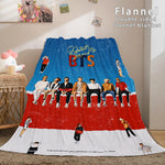 Kpop BTS Butter Bangtan Boys Cosplay Flannel Blanket Bedding Sets