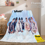 Kpop BTS Butter Bangtan Boys Cosplay Flannel Blanket Bedding Sets