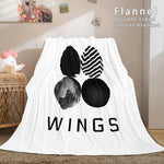 Kpop BTS Butter Bangtan Boys Cosplay Flannel Blanket Bedding Sets
