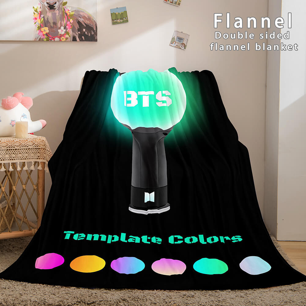 Kpop BTS Butter Bangtan Boys Cosplay Flannel Blanket Bedding Sets