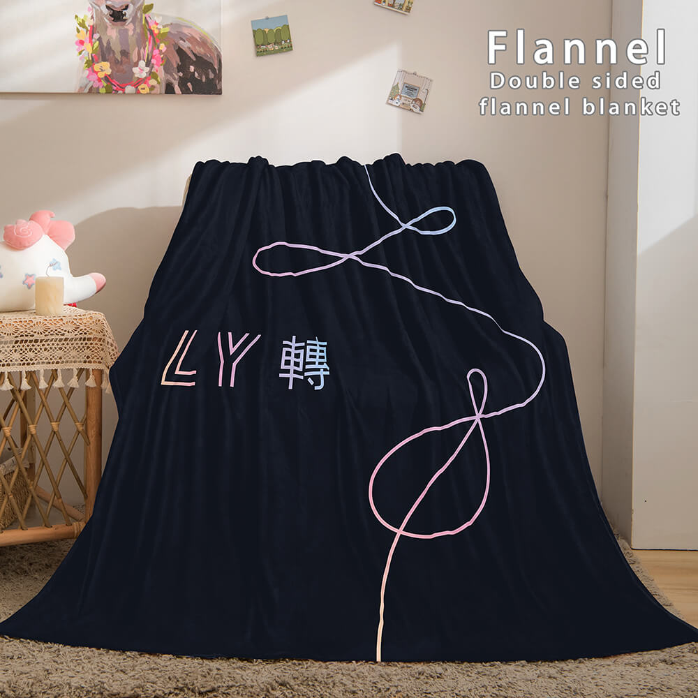 Kpop BTS Butter Bangtan Boys Cosplay Flannel Blanket Bedding Sets