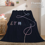 Kpop BTS Butter Bangtan Boys Cosplay Flannel Blanket Bedding Sets