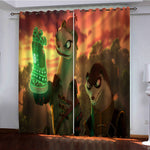 Kung Fu Panda The Dragon Knight Curtains Blackout Window Drapes