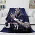 Kylian Mbappé Blanket Flannel Throw Room Decoration