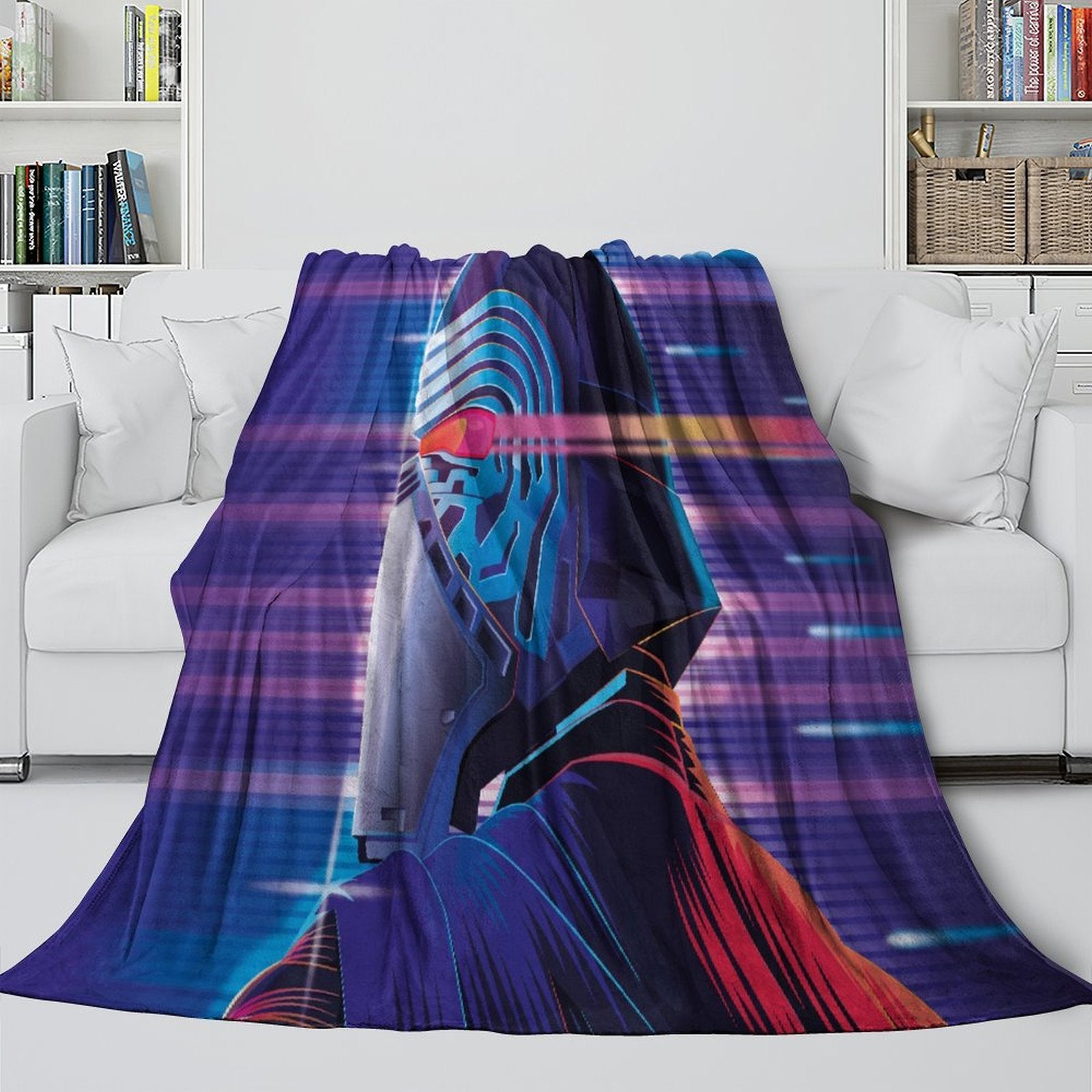 Kylo Ren Blanket Flannel Throw Room Decoration