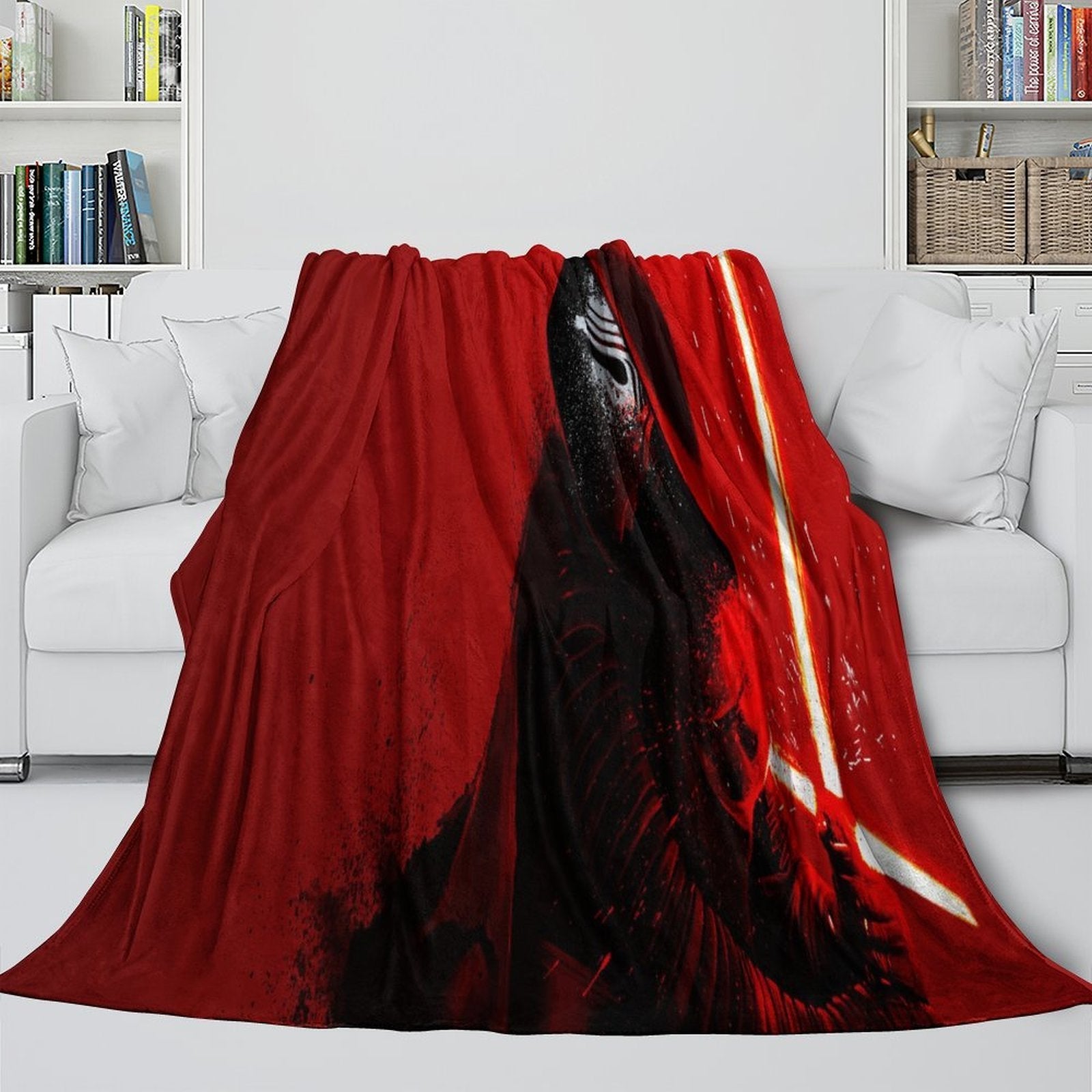 Kylo Ren Blanket Flannel Throw Room Decoration
