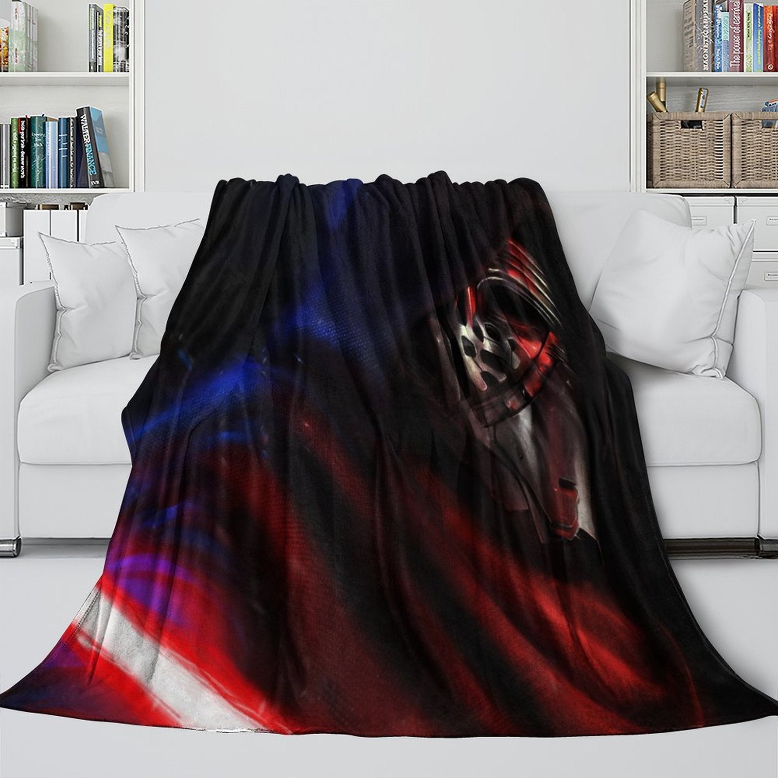 Kylo Ren Blanket Flannel Throw Room Decoration