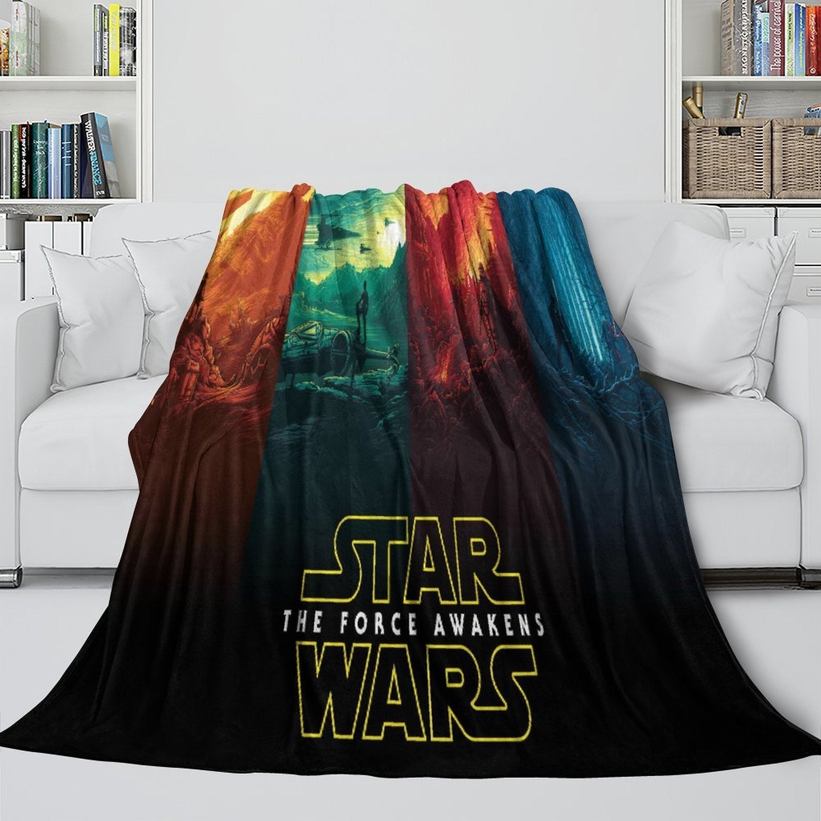 Kylo Ren Blanket Flannel Throw Room Decoration