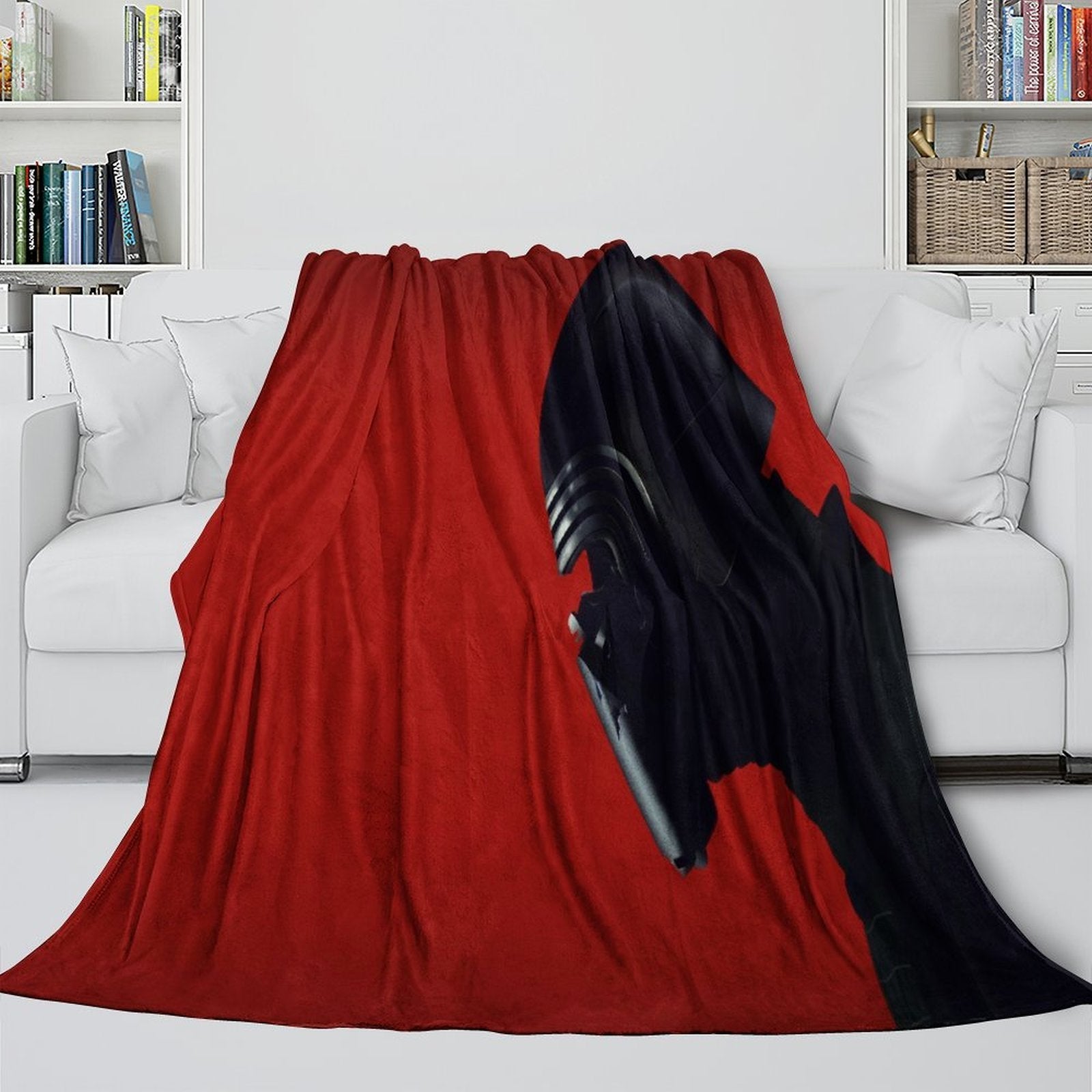 Kylo Ren Blanket Flannel Throw Room Decoration