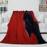 Kylo Ren Blanket Flannel Throw Room Decoration