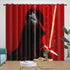 Kylo Ren Curtains Pattern Blackout Window Drapes