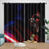 Kylo Ren Curtains Pattern Blackout Window Drapes