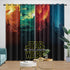 Kylo Ren Curtains Pattern Blackout Window Drapes