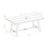70" Trestle Dining Table
