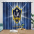 LA Galaxy Curtains Blackout Window Drapes Room Decoration