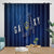 LA Galaxy Curtains Blackout Window Drapes Room Decoration