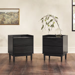Lee Mid-Century Modern Wood Nightstand