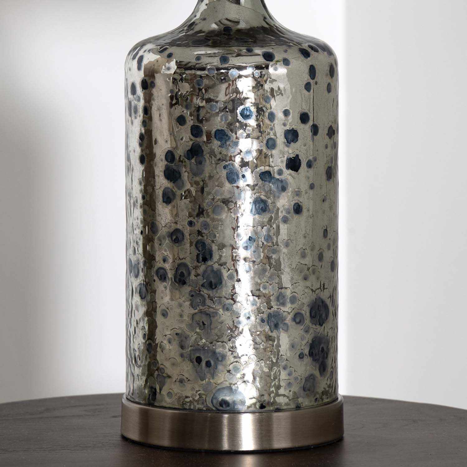 Lentner Ribbed White Ceramic Table Lamp