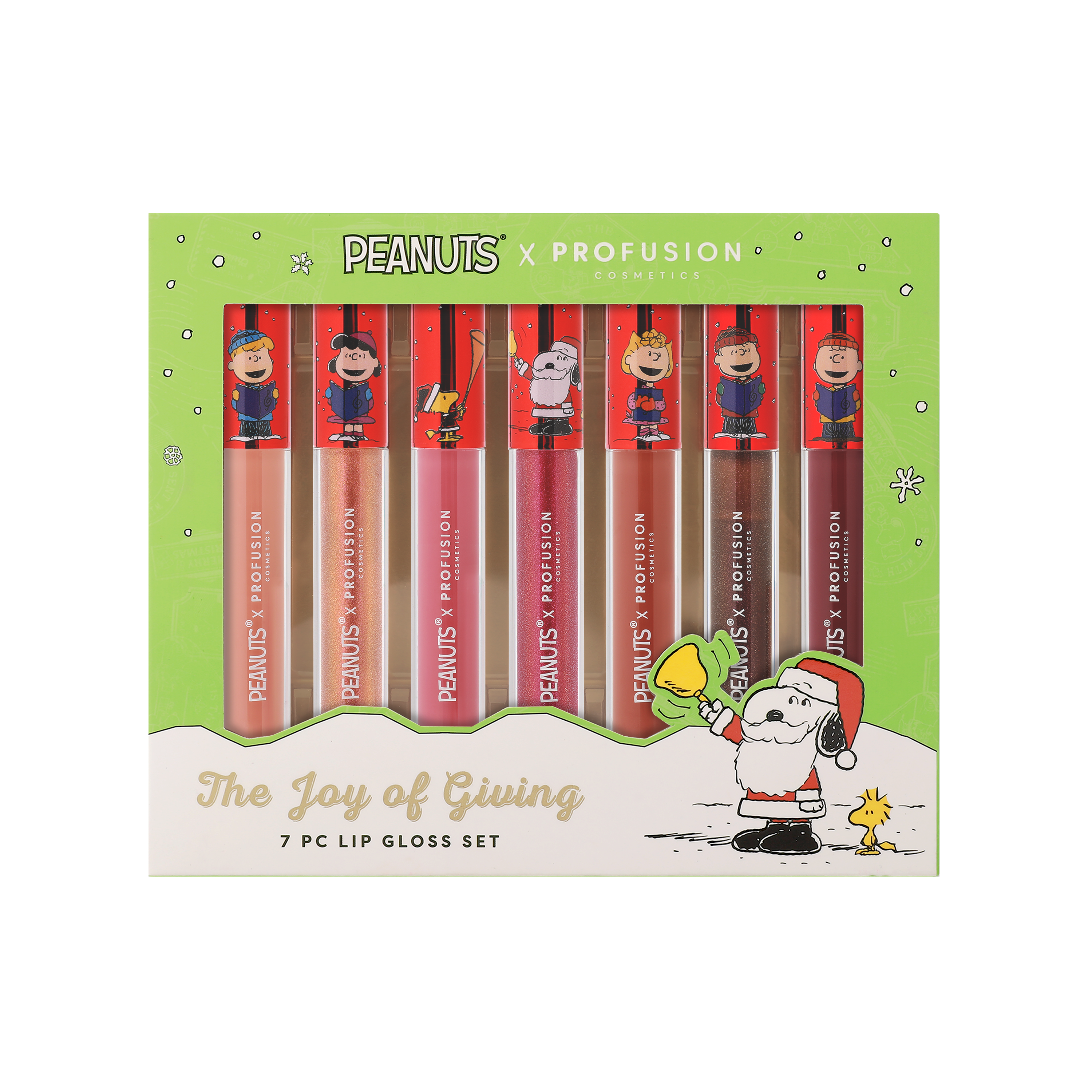 Peanuts Holiday | The Joy of Giving 7PC Lip Gloss Set