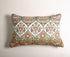 DaDa Bedding Bohemian Floral Paisley Garden Coral Teal Quilted Bedspread Set (LH1403)