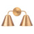Loft Lantern Modern 2-Light Vanity Light
